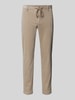 ALBERTO Hose aus Feincord mit Tunnelzug Modell 'Jump' Beige