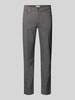 Brax Stoffen broek met viscose in 5-pocketmodel, model 'Cadiz' Zilver