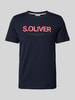 s.Oliver RED LABEL T-Shirt mit Label-Print Marine