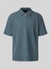 MCNEAL Poloshirt met korte ritssluiting Petrol