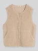 Tom Tailor regular fit bodywarmer in teddy-look Beige