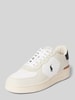 Polo Ralph Lauren Sneaker mit Logo-Stitching Modell 'MASTERS' Weiss