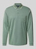 RAGMAN Regular fit poloshirt met borstzak Rietgroen