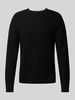 Tom Tailor Denim Strickpullover im 2-in-1-Look Black