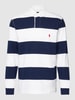 Polo Ralph Lauren Poloshirt mit Label-Stitching Modell 'RUGBY' Marineblau