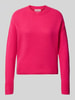 Christian Berg Woman Strickpullover mit überschnittenen Schultern Fuchsia