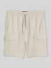Marc O'Polo Regular Fit Cargoshorts aus reiner Baumwolle Mittelgrau
