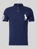 Polo Ralph Lauren Custom slim fit poloshirt met logostitching Marineblauw