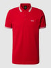 BOSS Green Regular Fit Poloshirt mit Label-Stitching Modell 'Paddy' Dunkelrot