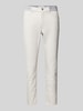 Angels Slim Fit Caprihose mit Eingrifftaschen Modell 'ORNELLA SPORTY' Offwhite