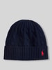Polo Ralph Lauren Mütze aus Woll-Mix mit Logo-Stitching Marine