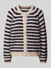 LOLLYS LAUNDRY Strickjacke mit Knopfverschluss Modell 'Nova' Marine