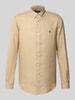Polo Ralph Lauren Freizeithemd mit Label-Stitching Camel