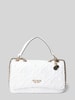 Guess Handtasche mit Label-Detail Modell 'MARIEKE' Weiss