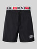 Diesel Badehose mit elastischem Bund Modell 'VISPER' Black