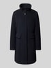 Gil Bret Wollen jas met kasjmier Donkerblauw