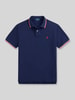 Polo Ralph Lauren Koszulka polo o kroju regular fit z czystej bawełny z paskami w kontrastowym kolorze Granatowy