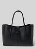 BOSS Shopper in leerlook model 'ANETT NEW L TOTE' Zwart