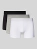 MCNEAL Trunks mit Label-Bund im 3er-Pack Metallic Black