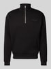 REVIEW Sweatshirt mit Stehkragen Black