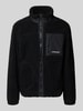 Jack & Jones Fleecejacke mit Stehkragen und Brusttasche Modell 'SOHO' BLACK
