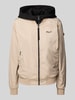 khujo Bomberjacke mit Label-Print Modell 'SEEAM' Beige