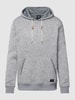 Rip Curl Hoodie in Melange-Optik Modell 'CRESCENT' Mittelgrau Melange