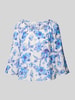 Christian Berg Woman Regular Fit Bluse mit 3/4-Arm Blau