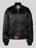 Original Bombers Bomberjack met labelpatch Zwart