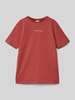s.Oliver RED LABEL T-shirt o kroju regular fit z czystej bawełny Ciemnoczerwony