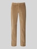 Brax modern fit corduroy broek van katoenmix model 'Fabio' Jeansblauw