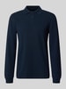 MCNEAL Relaxed Fit Poloshirt aus elastischem Baumwoll-Mix Dunkelblau