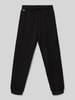 Lacoste Sweatpants mit Logo-Stitching Black