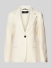 Weekend Max Mara Blazer met paspelzak op de borst, model 'LAMINE' Offwhite