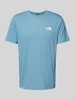 The North Face T-shirt z nadrukiem z logo Petrol