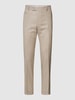 Strellson Stoffen broek met persplooien, model 'Luc' Beige