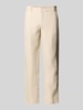 Casual Friday Regular Fit Leinenhose mit Eingrifftaschen Modell 'Pandrup' Beige