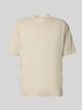BOSS Orange Comfort Fit T-Shirt aus reiner Baumwolle Beige