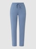 Armedangels Sweatbroek van lyocellmengsel, model 'Kaaia' Bleu