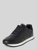 CK Calvin Klein Ledersneaker mit Label-Detail Black