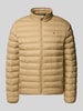 Tommy Hilfiger Regular Fit Steppjacke mit Logo-Stitching Beige
