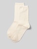 BOSS Socken mit Label-Stitching Modell 'Monogram' im 2er-Pack Beige Melange