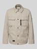 camel active Jacke mit Umlegekragen und Brusttaschen Offwhite
