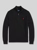 Polo Ralph Lauren Troyer o kroju regular fit z czystej bawełny Czarny