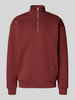 REVIEW Bluza ze stójką i zamkiem błyskawicznym Rdzawoczerwony