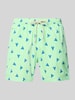 MC2 Saint Barth Badeshorts mit elastischem Bund und Kordelzug Gruen