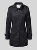 Fuchs Schmitt Trenchcoat met strookzakken Marineblauw