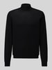 Jake*s Studio Men Regular Fit Rollkragenpullover aus reiner Wolle Black