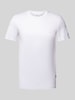 s.Oliver BLACK LABEL Regular fit T-shirt van puur katoen Wit