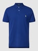 Polo Ralph Lauren Regular fit poloshirt met labelstitching Koningsblauw